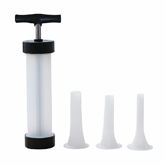 EXLEAF Manual Injector Syringe Gun Handmade Delicious Meats Food Artifact