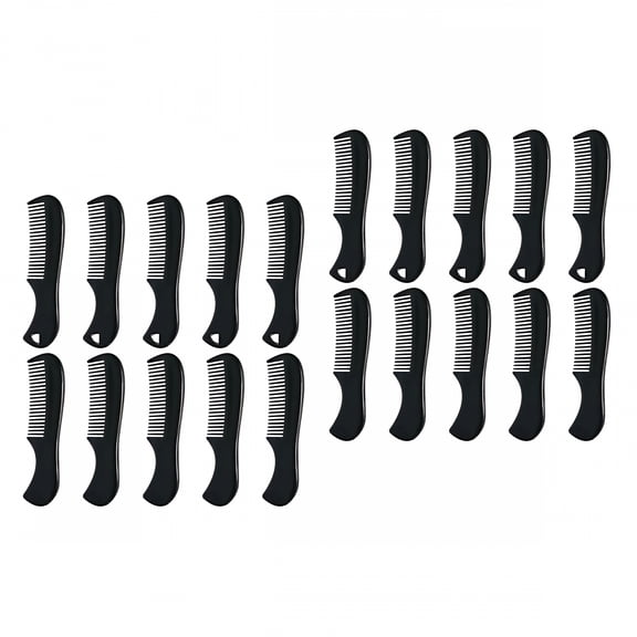 ACDANC Mens Beard Comb 20 Pcs for Grooming Mustache Mini Pocket Plastic Man