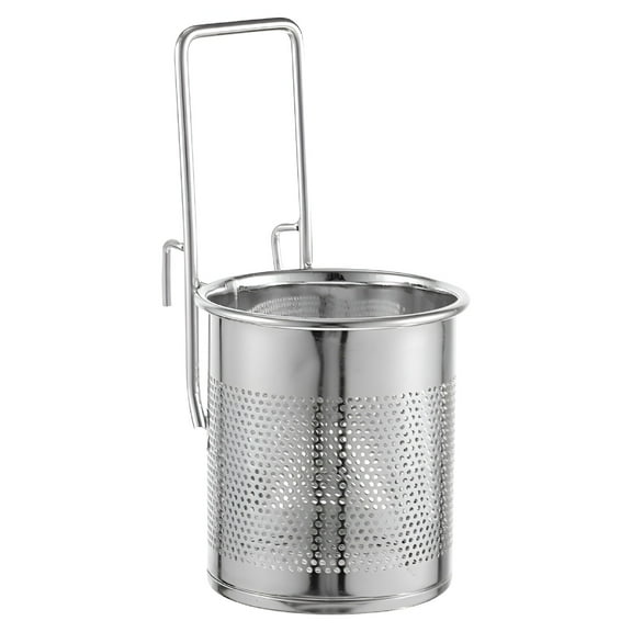 ACDANC Metal Pasta Boil Basket: Pasta Insert with Handle,Stainless Steel Mesh Net Strainer Basket for Vegetables,Pasta,Noodles,Dumplings,16.5x8x8cm