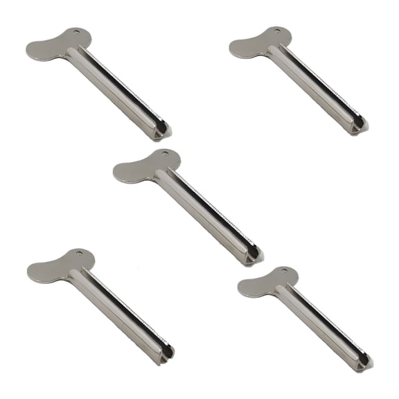 ACDANC Metal Tube Stainless Steel Clamps Toothpaste Cosmetic Paint Extruder,Squeezer Key Metal Tube Squeezer Wringer Roller Tool