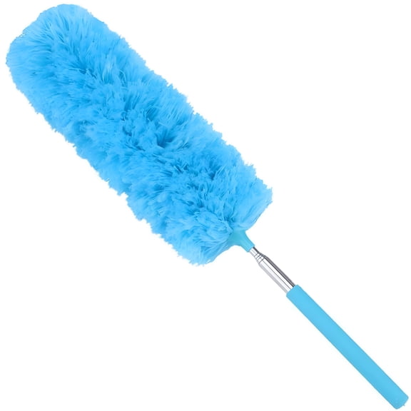 ACDANC Microfiber Hand Duster Extendable Washable Clean Brush Duster for Car Computer Desk Household Cleaning Tool (Gray)