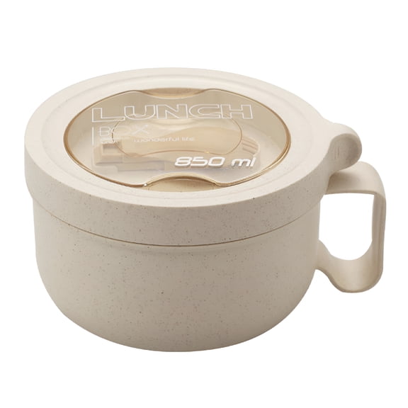 ACDANC Microwave Soup Bowl Containers with Lids,Wheat Straw Ramen Noodles Cup Mug for Instant Noodles,Oatmeal,Gumbo,Salad,Crunch,Cereal & More - Easy-Grip Design Soup Containers