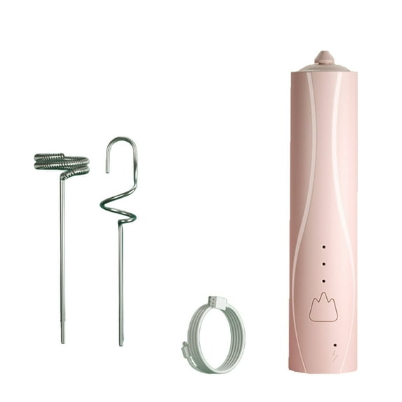 ACDANC Milk Frother Portable Design Matcha Whisk Time-Saving Easy to Use Drink Mixer,Pink