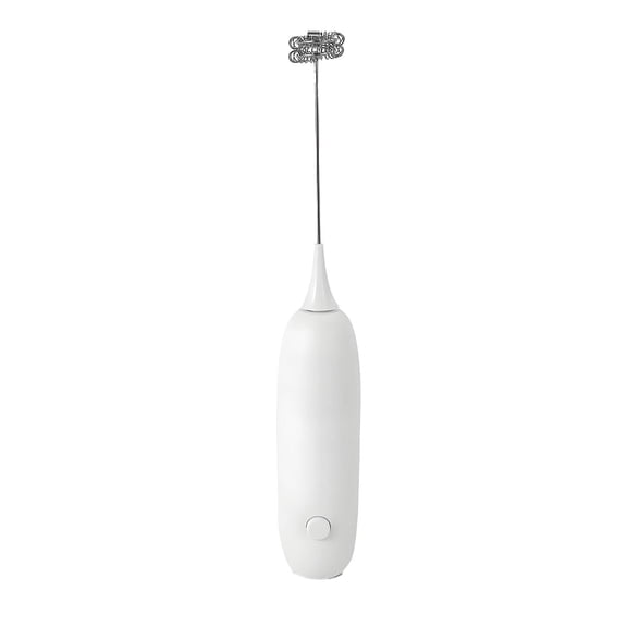 ACDANC Milk Frother Prevent Food From Splashing Mini Blender Convenient for Travel Suitable for Various Ingredients Matcha Whisk,White