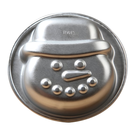 ACDANC Mini Christmas Snowman Shape Cake Pan Pie Molds,Cake Tin Non Stick Bakeware for Christmas Cake Chocolate Fondant Sweets Baking Molds Silver Mini Pie Molds