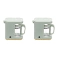 thumbnail image 1 of ACDANC Mini Compact Drip Coffee Maker with Brewing Basket Small Coffee Pot One Cup Brew Gift for Men and Women,2Pcs,Green, 1 of 7