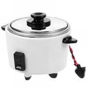 ACDANC Mini Electric Cooker Simulation Rice Cooker Model Mini House Electric Rice Cooker Decor Kitchen Rice Cooker