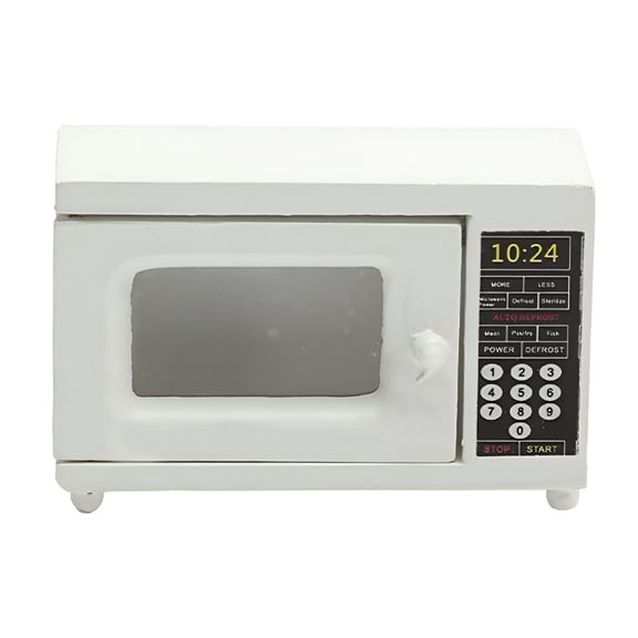 ACDANC Mini House Microwave Oven Vintage Cooking Accessory Ornament