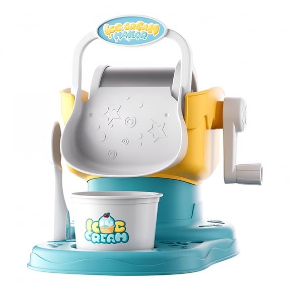 ACDANC Mini Ice Cream Maker Machine for Homemade Frozen Treats,Small Ice Cream Maker Easy Operation Dessert Creator for 5+ Years,Diy Ice Cream Toy