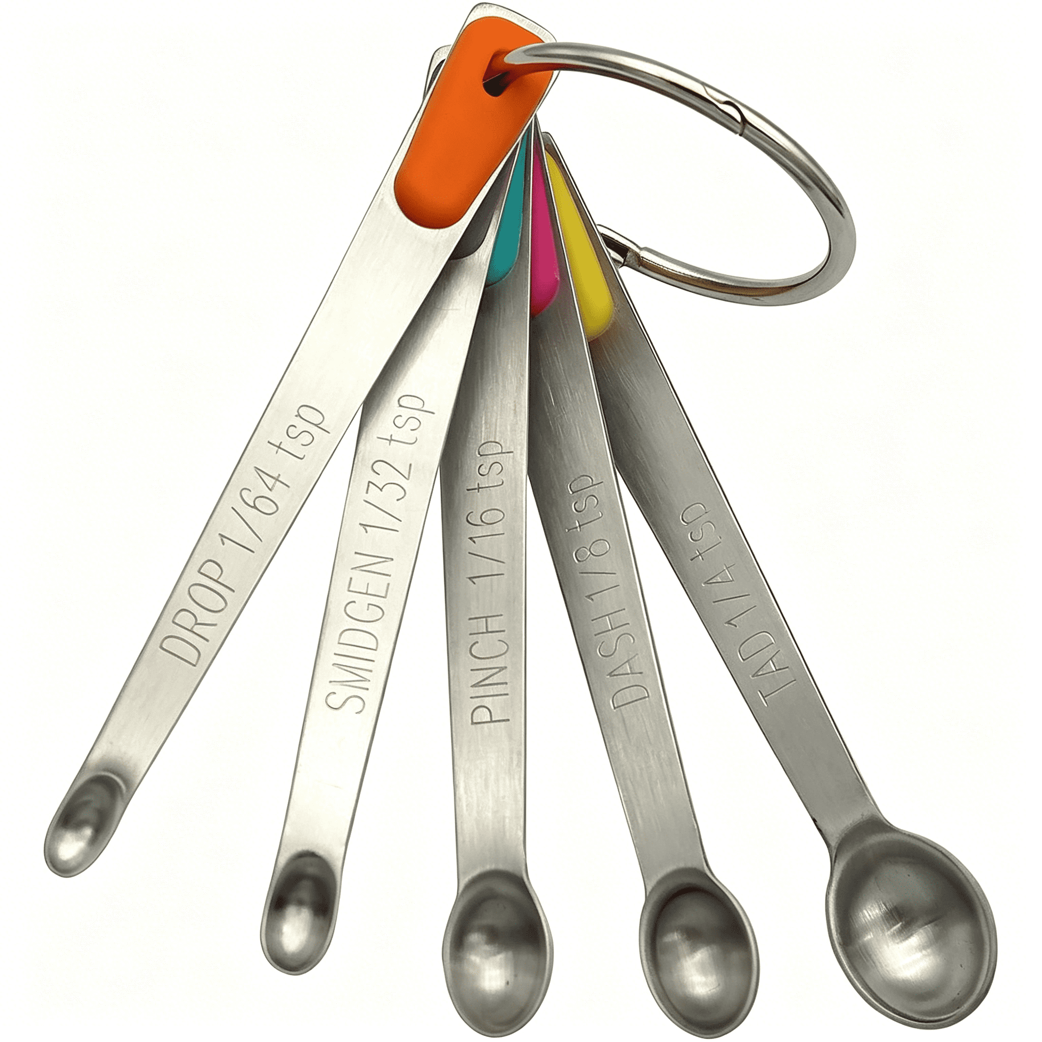 ACDANC Mini Measuring Spoons Set,Tiny Stainless Steel Measure Teaspoons ...