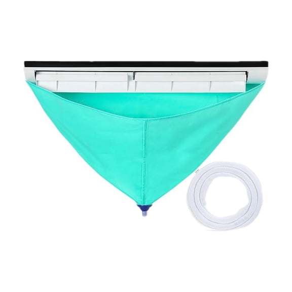 ACDANC Mini Split Cleaning Bag, Mini Split Cleaning Kit Mini Split Cleaning Cover Split Air Conditioning Cleaning Waterproof Cover Bag with Drain Port Water Pipe