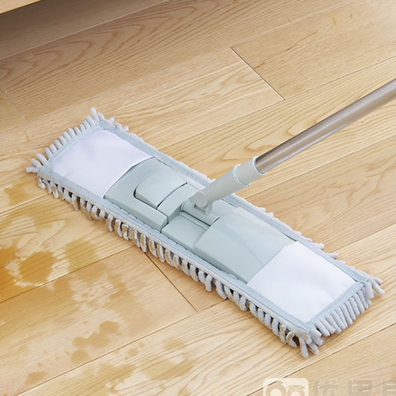 ACDANC Mops with Wheels Wall Mop Cleaning Flat Head Mop Cotton Mop Vac Mop Pads Floor Mops 3 Microfiber Pad Mop Head Replacement Mops for Floor Cleaning Heavy Duty