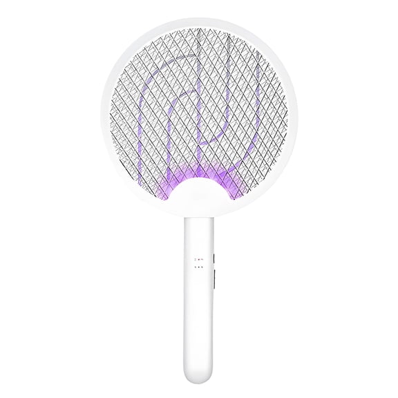 ACDANC Mosquito Trap,Lamp Mode with Purple Light Attraction Fly Swatter,Large Mesh Surface & Usb Rechargeable Safety Design Bug Zapper Racket Electric Fly Swatter