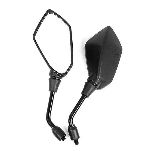 ACDANC Motorcycle Rear View Side Mirror for Scooter,Atv,Dirt Bike,Cruiser,Snowmobile,with Threaded Bolts,Handlebar Mirror Mount