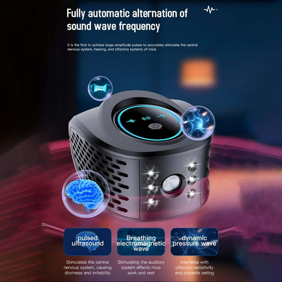 ACDANC Mouse Traps Indoor Sound Wave Player For Home Use To Drive Away Rodents and Exotic Animals