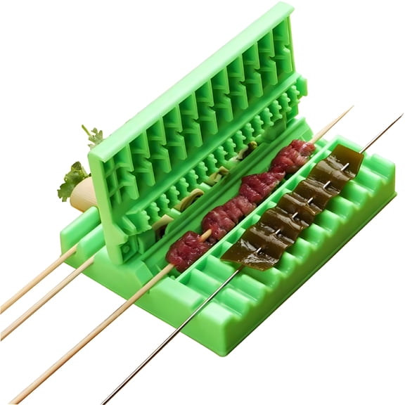 ACDANC Multifunction Barbecue Skewer Machine - Portable BBQ Kebab Maker - Easy Meat Skewer Tools