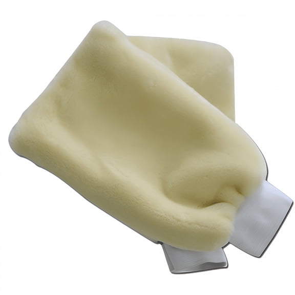 ACDANC Natural Lambskin Wool Car Wash Mitt Extra Large Size Scratch-Free Sheepskin Wash Mitt (2pack)