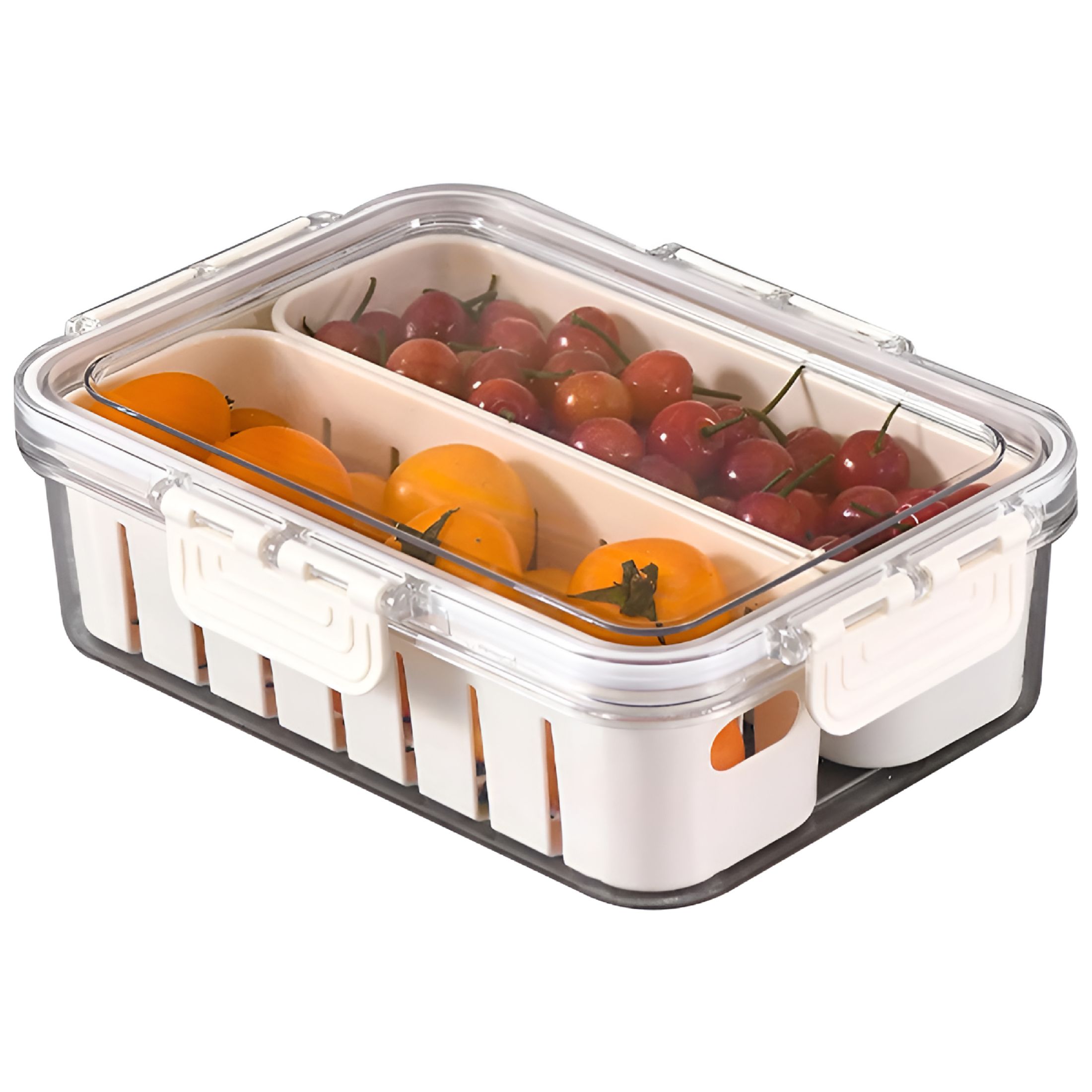 ACDANC New Refrigerator Organizer With Lids Fridge Storage Fridge ...