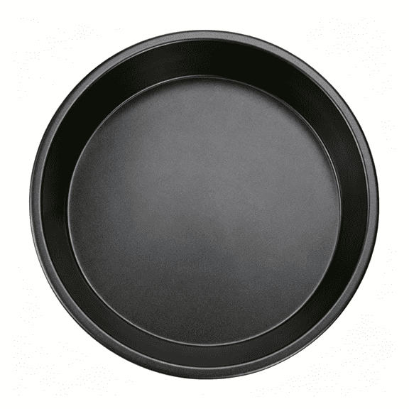 ACDANC Non-Stick Pizza Pan,6-10" Carbon Steel Baking Tray for Microwave Oven,Round Crisper Plate for Cooking Pizza,Meat,Fish,And Chicken,Black Non-Stick Pizza Pan(E)