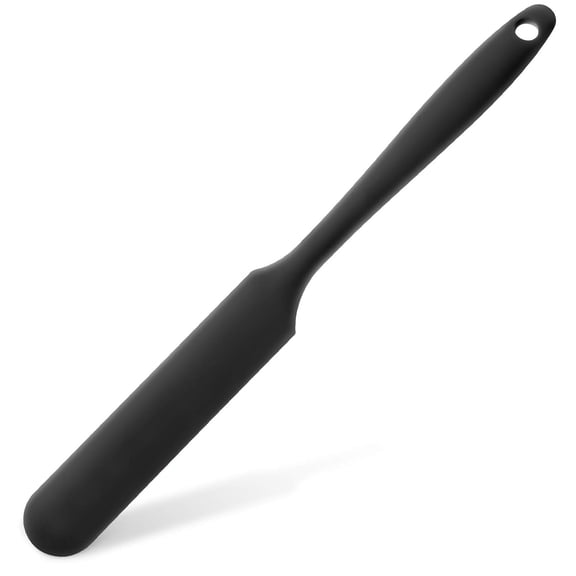 ACDANC Non Stick Wax Spatulas Silicone Waxing Sticks Waxing Applicator Hair Removal Large Reusable Scraper Large Area Hard Wax Sticks for Home Salon Body Use Mixing Resin(Black)