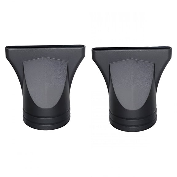 HIBIBUD Pack of 2 Black Plastic Hair Dryer Diffuser Nozzle for Salon Styling