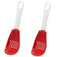 thumbnail image 1 of ACDANC Pack of 2 Multifunctional Cooking Gadgets,6 in 1 Cooking Utensils Slotted Spoon,356°F Heat Resistant Kitchen Gadgets,Egg Separator,Cooking,Draining,Mashing,Grating,Cooking Spoon, 1 of 7