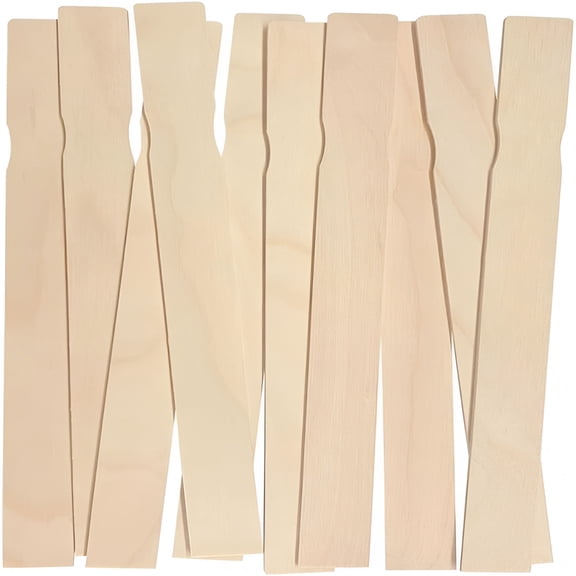ACDANC Paint Stir Stick 12 Inch - 10 Pcs Birchwood,Smooth & Splinter-Free,Heavy-Duty Paint Mixing Stirrers for Paint,Resin,Epoxy & Crafts