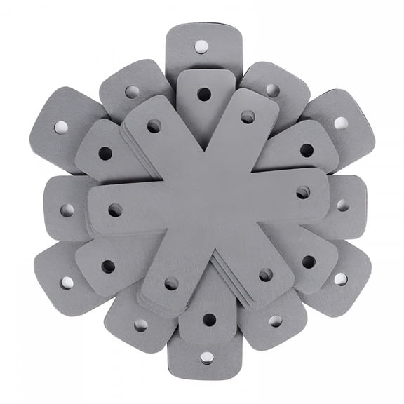 ACDANC Pan Pot Protectors,Set of 12 and 4 Different Sizes,Pan Protectors for Stacking and Protecting Your Cookware Gray