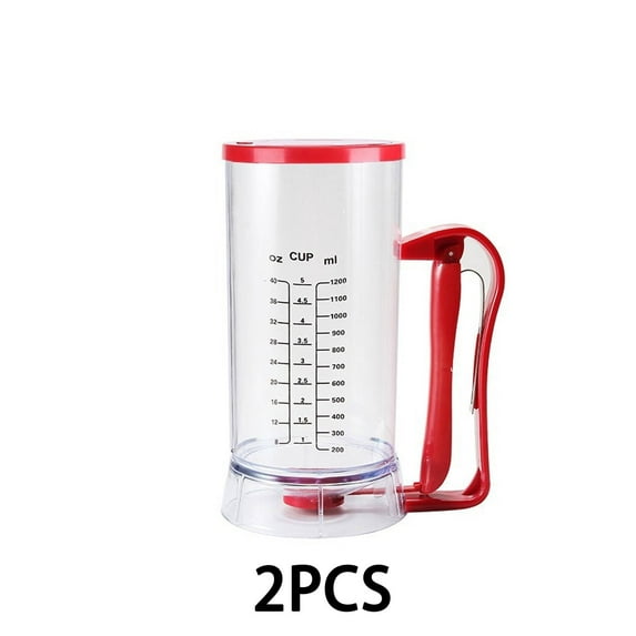ACDANC Pancake Batter Dispenser,Practical Tool Design Pancake Batter Dispenser with Handle ,Multi-Functional Tool Baking Kitchen Accessories,Easy Handling Use Cupcake Maker Machine,Large Dust-Proof