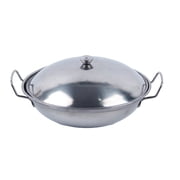 ACDANC Pancake Pan Premium Stainless Steel Hexclad Wok Spill-Resistant Design Bar Essentials Omelette Pan,Style1