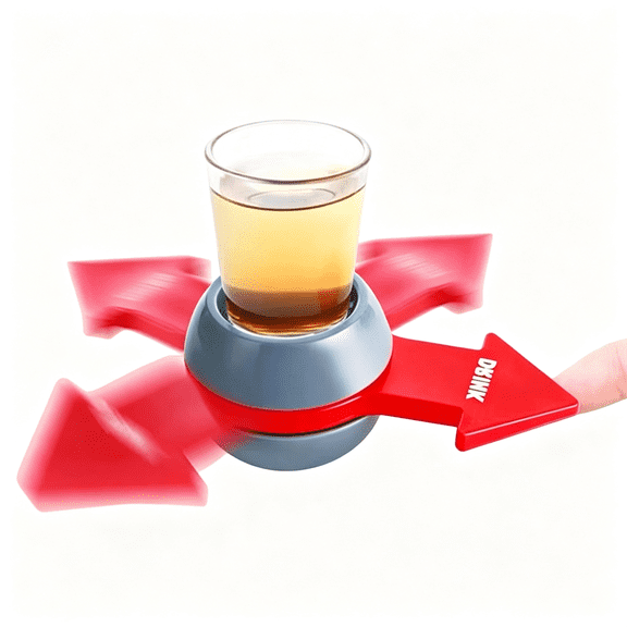 ACDANC Party Drinking Game with 1Oz Shot Glass Shot Roulette Drinking Game