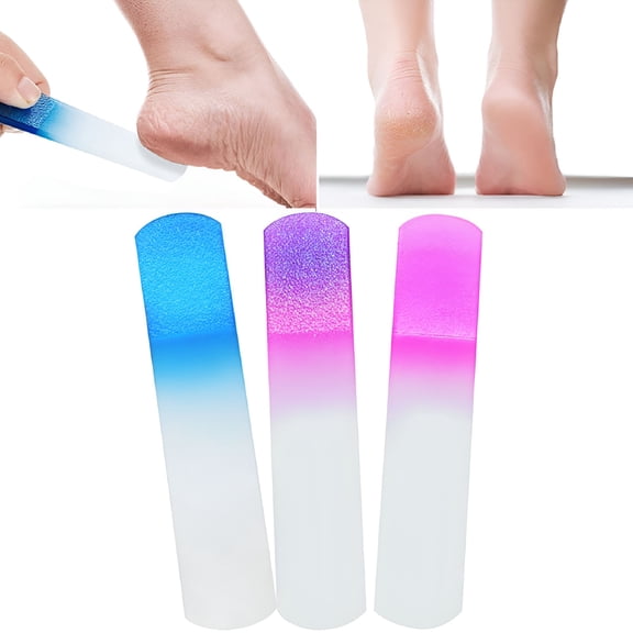 ACDANC Pedicure Foot File Callus Dead Hard Skin Remover Glass with Matte Surface Universal Dead Skin Remover for Feet