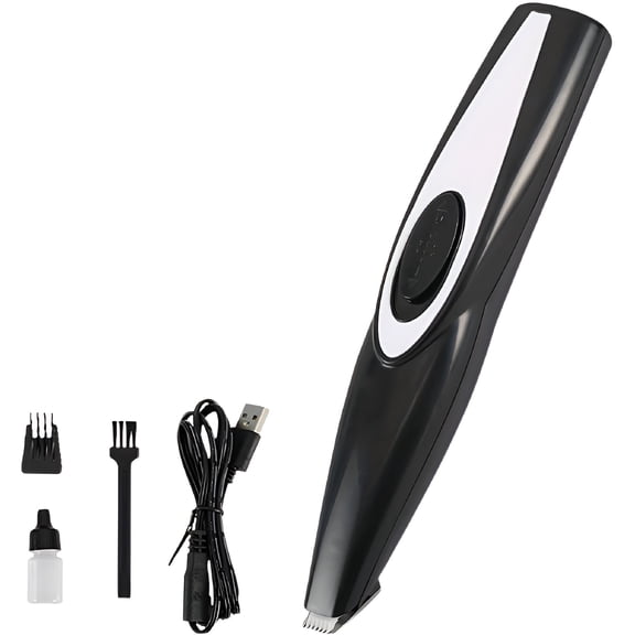 ACDANC Pet Hair Clipper Kit - High-Power USB Rechargeable, Cordless Grooming Tool for Dogs & Cats, Whisper-Quiet Shaver with Safe Maneuvering for a Furry Spa Day Experience