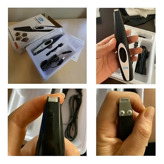 ACDANC Pet Paw Trimmer For Dogs And Cats, Low Noise Dog Grooming Scissors For Paws Face And Body, Safe Ergonomic Clipper