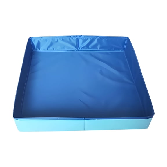 ACDANC Pet Swimming Pool Pvc Foldable Dog Bath Tub Anti-Slip Pet Paddling Tub Water Bowl for Cats,Puppies and Other Small Animals