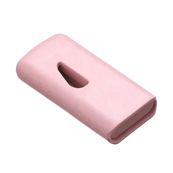 ACDANC Pills Splitter 2 in 1 Function Anti-slip Portable Tablet Pill Cutter Divider for Outdoor (Pink)