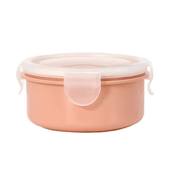 ACDANC Pink Lettuce Keeper for Refrigerator - Airtight Storage Box with Lid - Refrigerator Crisper Container for Lettuce Greens Cereals Snacks - Kitchen Lunch Box Storage Jar for Food Organization