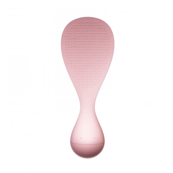 ACDANC Pink Roly Poly Rice Spoon,Non Stick Self Standing Serving Paddle for Kitchen Cooking,Creative Ergonomic Grain Tool,Durable Heat Resistant Household Gadget,1Pc