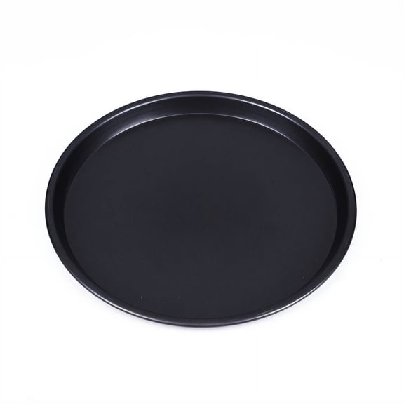 ACDANC Pizza Stone,Circular Non-Stick Pizza Pan,Black Carbon Steel Baking Stone,14 in for Home, Kitchen, Oven, BBQ, Baking, Crispy Crust
