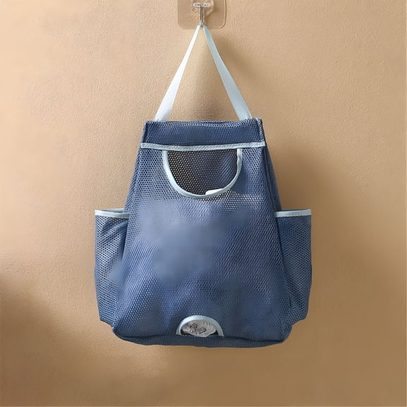 ACDANC Plastic Bag Holder, Grocery Bag Rack Garbage Bag Rack Organizer Hanging Storage Dispenser Breathable Net Garbage Bag Organizer Plastic Bag Storage Holder Dispenser Organizer