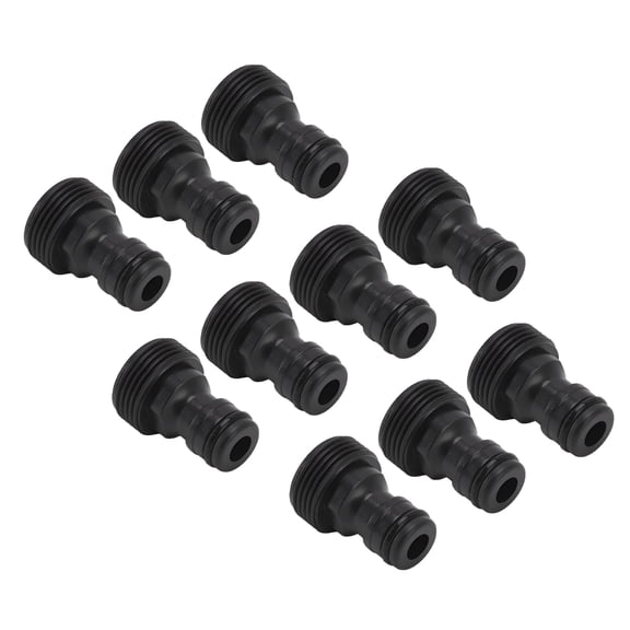 ACDANC Plastic Garden Hose Quick Connect,3/4" Male Thread,Easy Connect,10 Count