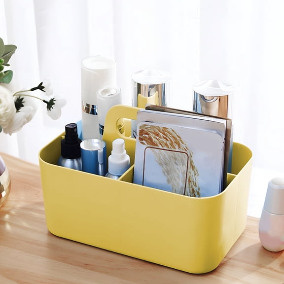 ACDANC Plastic Shower Caddy Organizer,Bathroom Caddy Basket with Handle,Portable Small Shower Caddy Dorm for Bath Shower Makeup Cleaning Desk Storage