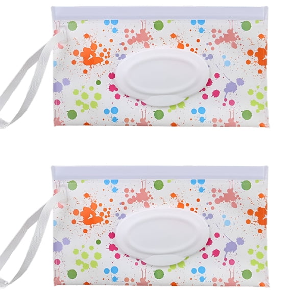 ACDANC Portable Refillable Wipe Holder, Baby Wipes Container, Reusable Wipes Case