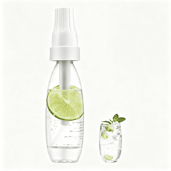 ACDANC Portable Soda Maker Machine 34 Oz Sparkling Water Maker for Home Travel Instant Carbonation Co2 Cartridges Not Included Portable Sparkling Water Maker