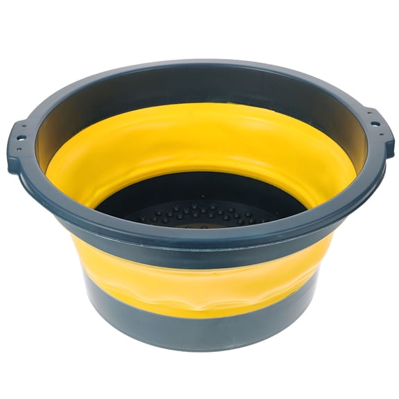 ACDANC Portable Wash Basin for Home & Camping - Dark Blue