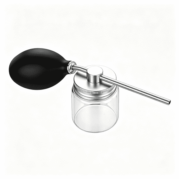 ACDANC Powder Spray Bottle,Hair Building Fiber Spraying Bottle Refillable Powder Spray Bottles for Hair Building Fibers Dry Shampoo & Cosmetic Powders