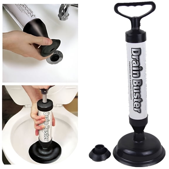 BPPEG Powerful Toilet Plunger Multi-Drain Pump for Bathroom Kitchen Toilet Shower Sinks
