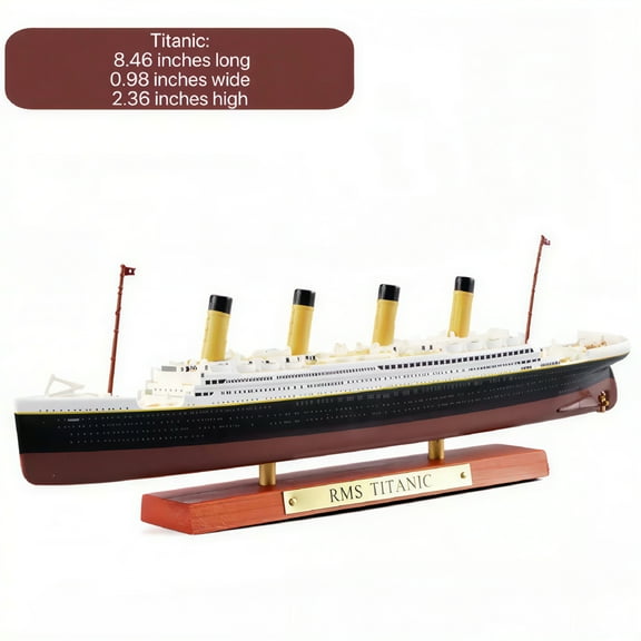 ACDANC RMS Titanic Ship Steamer Diecast Model,Metal,7 oz