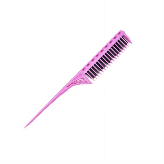 ACDANC Rat Tail Combs,Tidy Hair Hair Brush,Untangle Detangler Brush,Pink