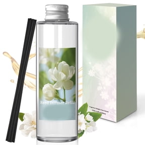 ACDANC Reed Diffuser Refill, 200Ml/6.8 Fl Oz, Jasmine Scented Essential Oil for Home Jasmine Essential Oil